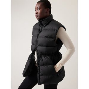 Athleta Quilted Black Vest